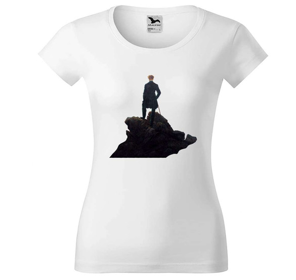 Bluzka damska Wędrowiec nad morzem mgły Caspar David Friedrich