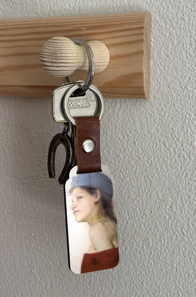 Brelok Portret kobiety - Cyganka Olga Boznańska