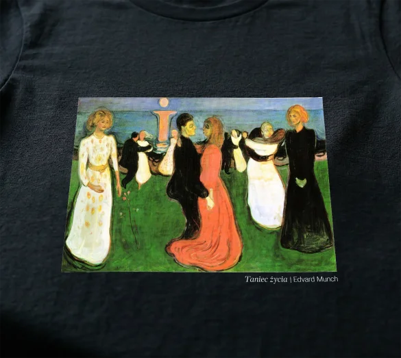 Koszulka z nadrukiem Taniec życia Edvard Munch