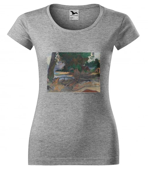 Bluzka damska Te burao (Drzewo hibiskusa) Paul Gauguin