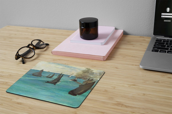 Podkładka Widok na morze, spokojna pogoda (Vue de mer, temps calme) Édouard Manet 24x19cm