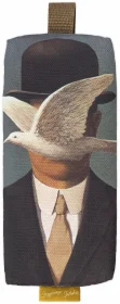 Piórnik szkolny prostokątny Mężczyzna w meloniku René Magritte