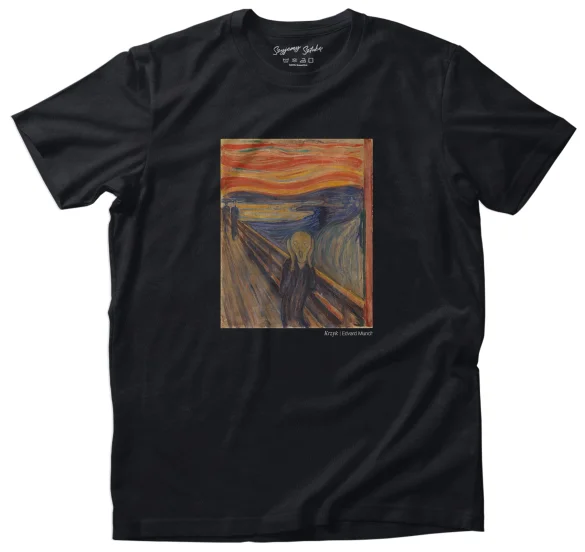 Koszulka z nadrukiem Krzyk Edvard Munch