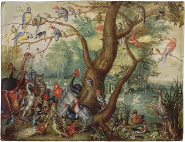 Podkładka na stół Koncert Ptaków Jan van Kessel (starszy)