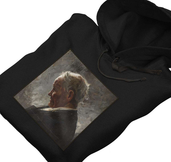 Bluza z naszywką Profil siwego staruszka Józef Mehoffer