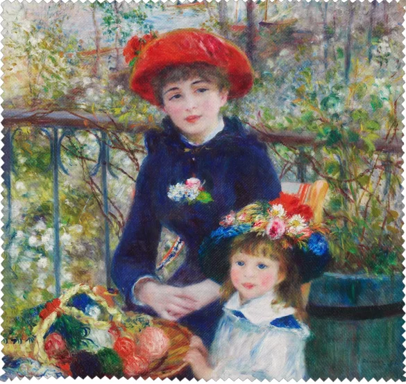 Ściereczka do okularów Dwie siostry (na tarasie) Pierre-Auguste Renoir
