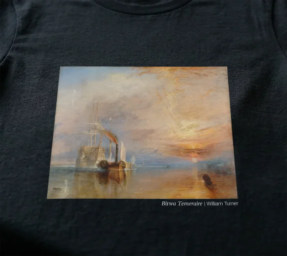 Koszulka z nadrukiem Ostatnia droga Temeraire’a William Turner