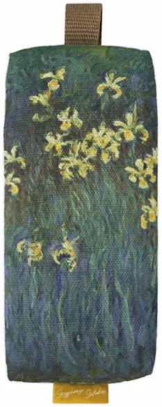 Piórnik szkolny prostokątny Irysy Claude Monet