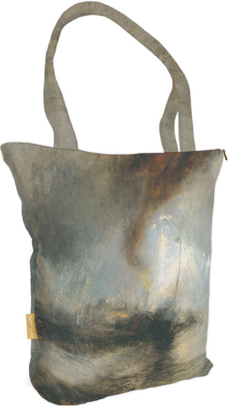 Torba na ramię shopper Śnieżyca: Parowiec na wejściu do portu William Turner