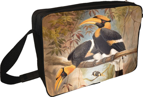 Torba na ramię Concave casque Hornbill Joseph Wolf