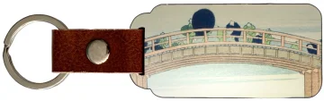 Brelok Pod mostem Mannen w Fukagawa Katsushika Hokusai