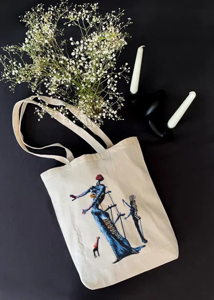 Torba bawełniana Płonąca żyrafa Salvador Dali