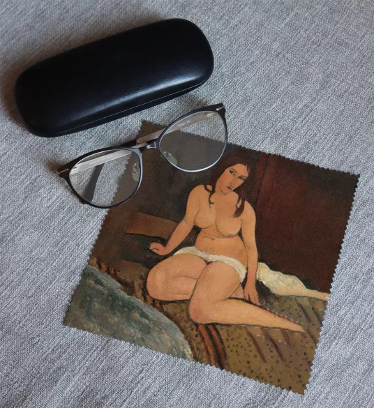 Ściereczka do okularów Siedzący akt Amedeo Modigliani