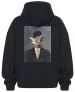 Bluza oversize Mężczyzna w meloniku René Magritte