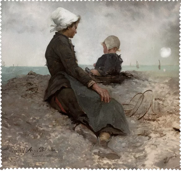 Ściereczka do okularów Nad morzem Anna Bilińska-Bohdanowiczowa