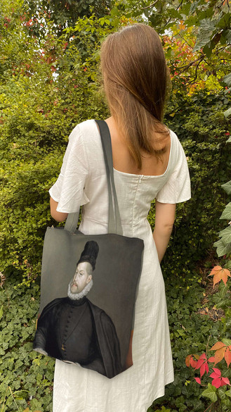 Torba na ramię shopper Portret Filipa II Sofonisba Anguissola
