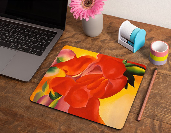 Podkładka czerwona kanna Georgia O’Keeffe 36x29cm