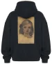 Bluza oversize Główka dziewczynki na złotym tle Józef Mehoffer