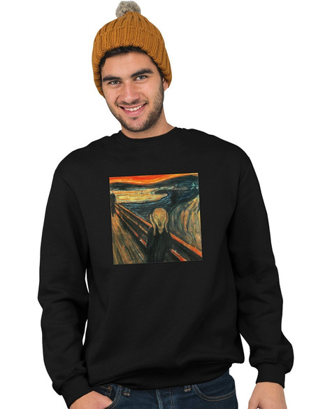 Bluza z naszywką Krzyk Edvard Munch