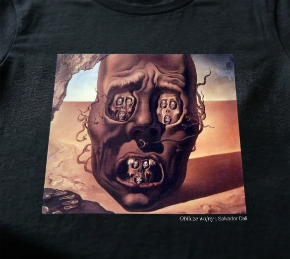 Bluzka damska Oblicze wojny Salvador Dali