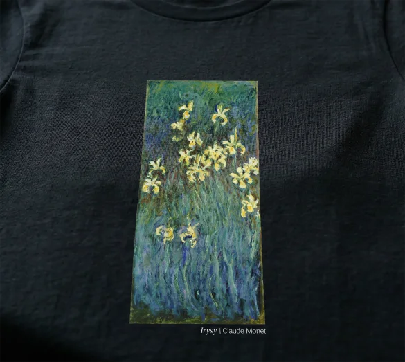 Bluzka damska Irysy Claude Monet