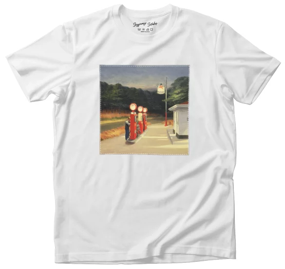 Koszulka z naszywką Benzyna Edward Hopper