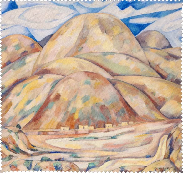 Ściereczka do okularów Krajobraz nr 3, Kopalnie gotówki, Nowy Meksyk Marsden Hartley