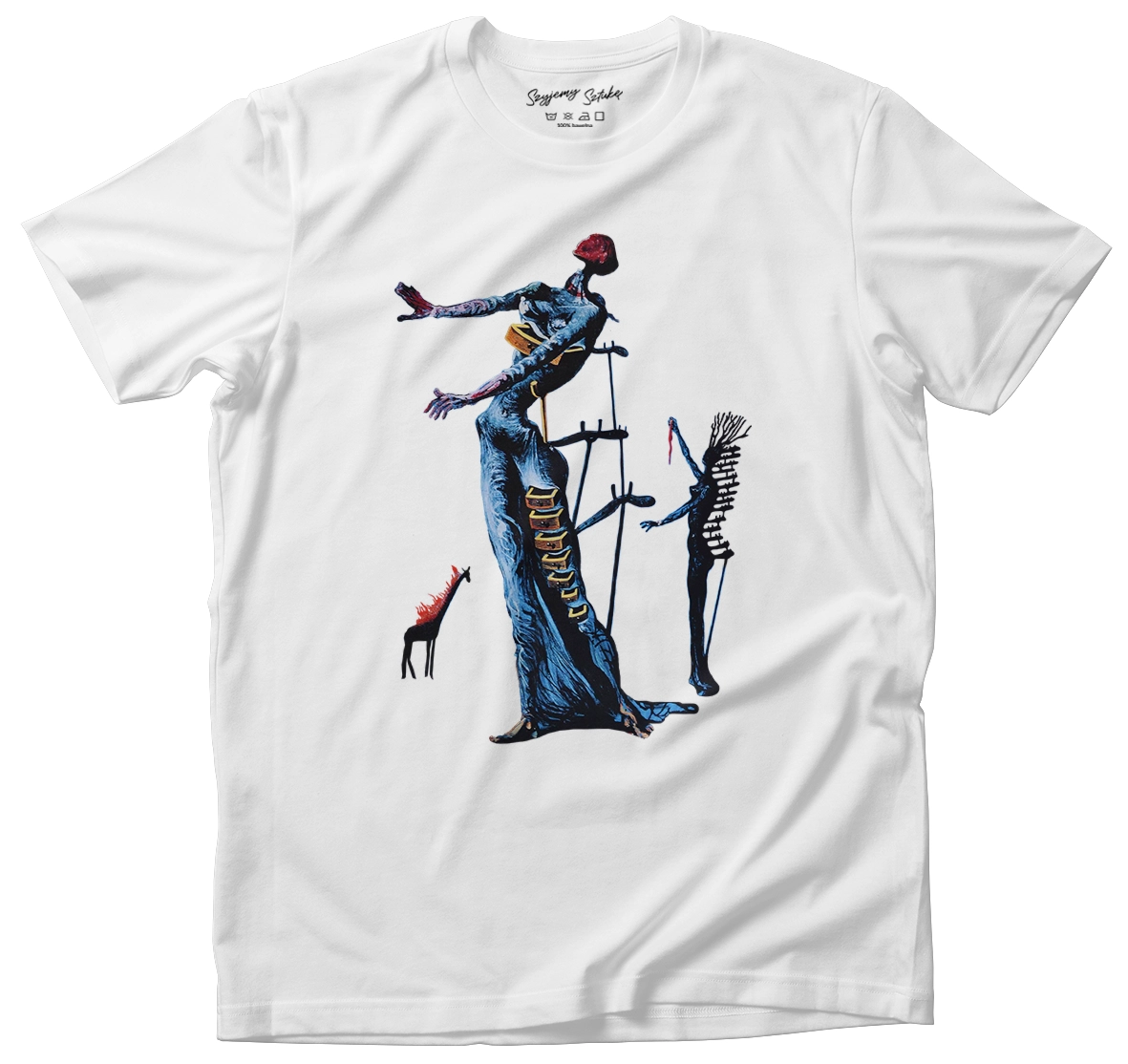 Koszulka ze sztuką Szyjemy Sztukę