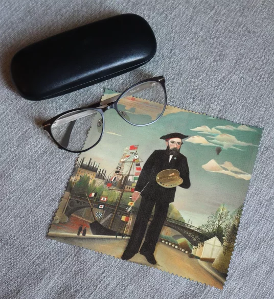 Ściereczka do okularów Ja sam, portret-pejzaż Henri Rousseau