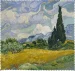 Ściereczka do okularów Pole pszenicy z cyprysami Vincent Van Gogh