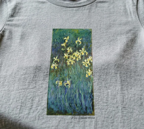 Bluzka damska Irysy Claude Monet