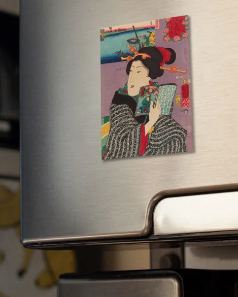 Magnes Krajobrazy i piękności Utagawa Kuniyoshi