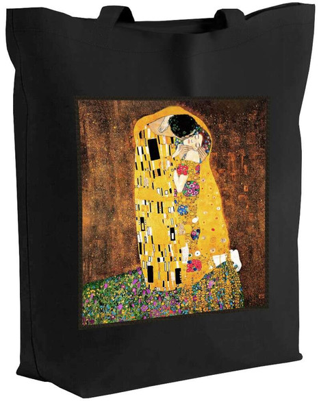Torba z naszywką Pocałunek Gustav Klimt