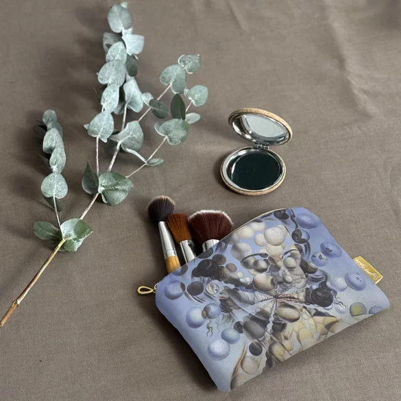 Kosmetyczka mini Galatea sfer niebieskich Salvador Dali