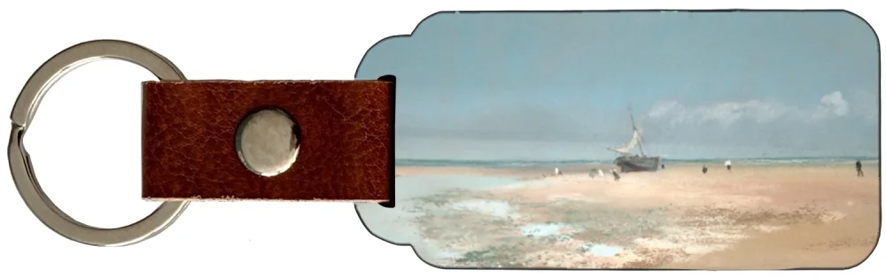 Brelok Plaża podczas odpływu (ujście rzeki) Edgar Degas