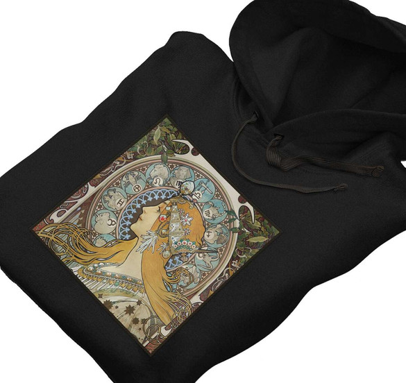Bluza z naszywką Zodiak Alfons Mucha