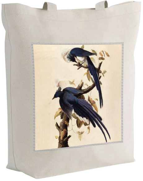Torba z naszywką Magpie Jay James Audubon