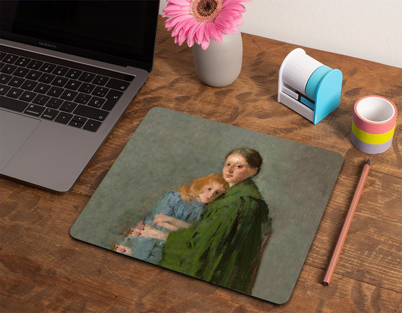 Podkładka Portret kobiety z małą dziewczynką (Matka z dzieckiem) Olga Boznańska 36x29cm