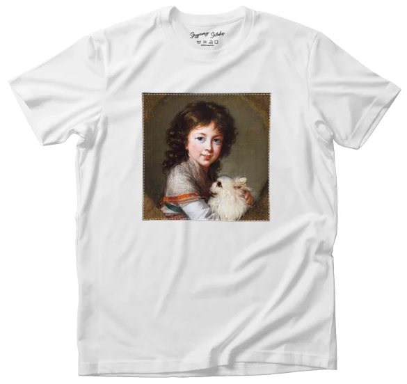 Koszulka z naszywką Portret Elisabeth Isabella Mniszech Élisabeth Vigée-Lebrun