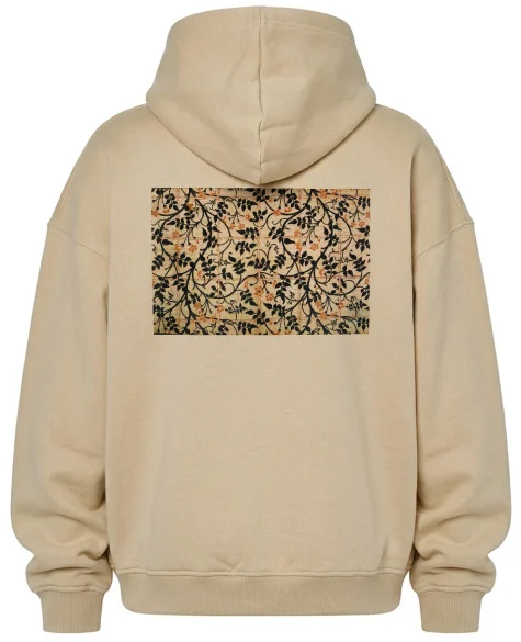 Bluza oversize Projekt kurtyny jaśminowej William Morris