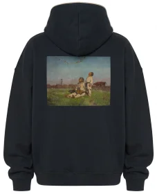 Bluza oversize Bociany Józef Chełmoński