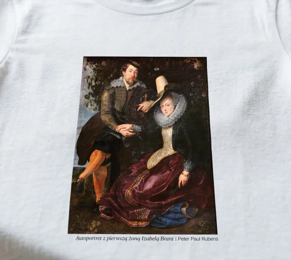 Koszulka z nadrukiem Autoportret z pierwszą żoną Izabelą Brant Peter Paul Rubens