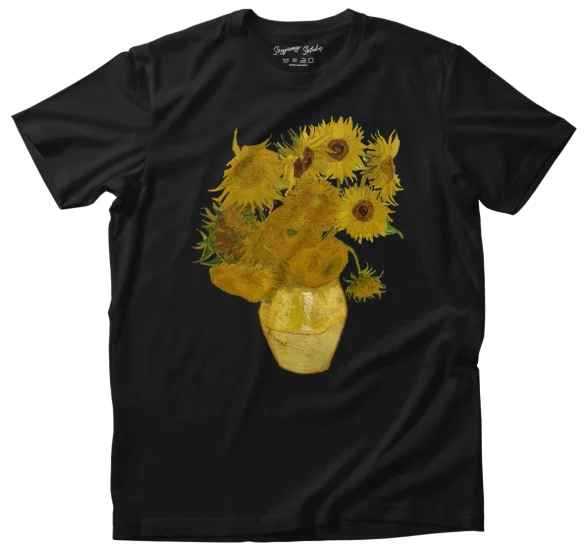 Koszulka Martwa natura: wazon z piętnastoma słonecznikami Vincent Van Gogh