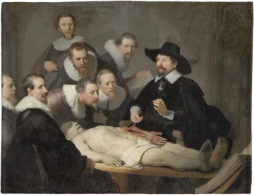 Podkładka na stół Lekcja anatomii doktora Tulpa Rembrandt