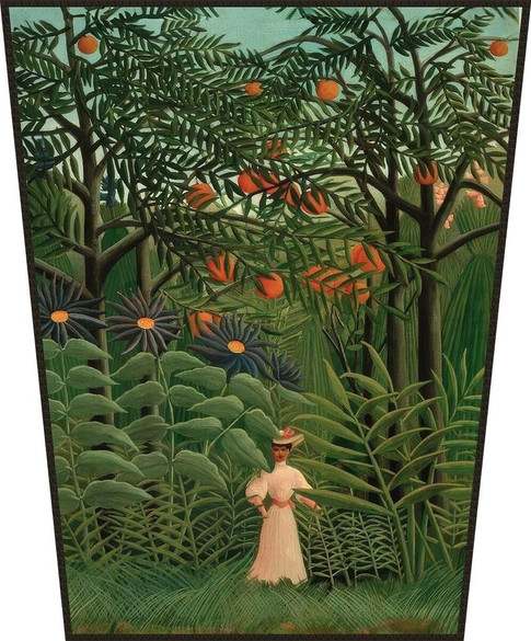 Ekran Woman Walking in an Exotic Forest Henri Rousseau