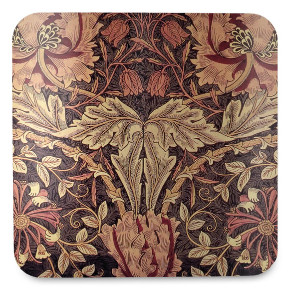 Podkładka pod kubek Tkanina z wiciokrzewem William Morris