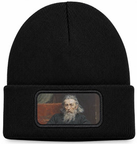 Czapka zimowa Autoportret Jan Matejko – czarna