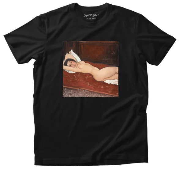 Koszulka z naszywką Leżący akt Amedeo Modigliani