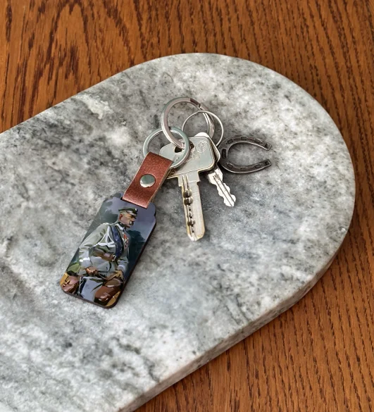 Brelok Józef Piłsudski na Kasztance Wojciech Kossak