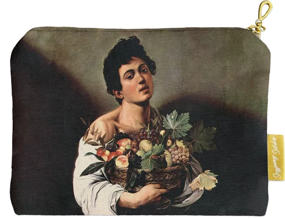 Kosmetyczka mini Chłopiec z koszem owoców Caravaggio